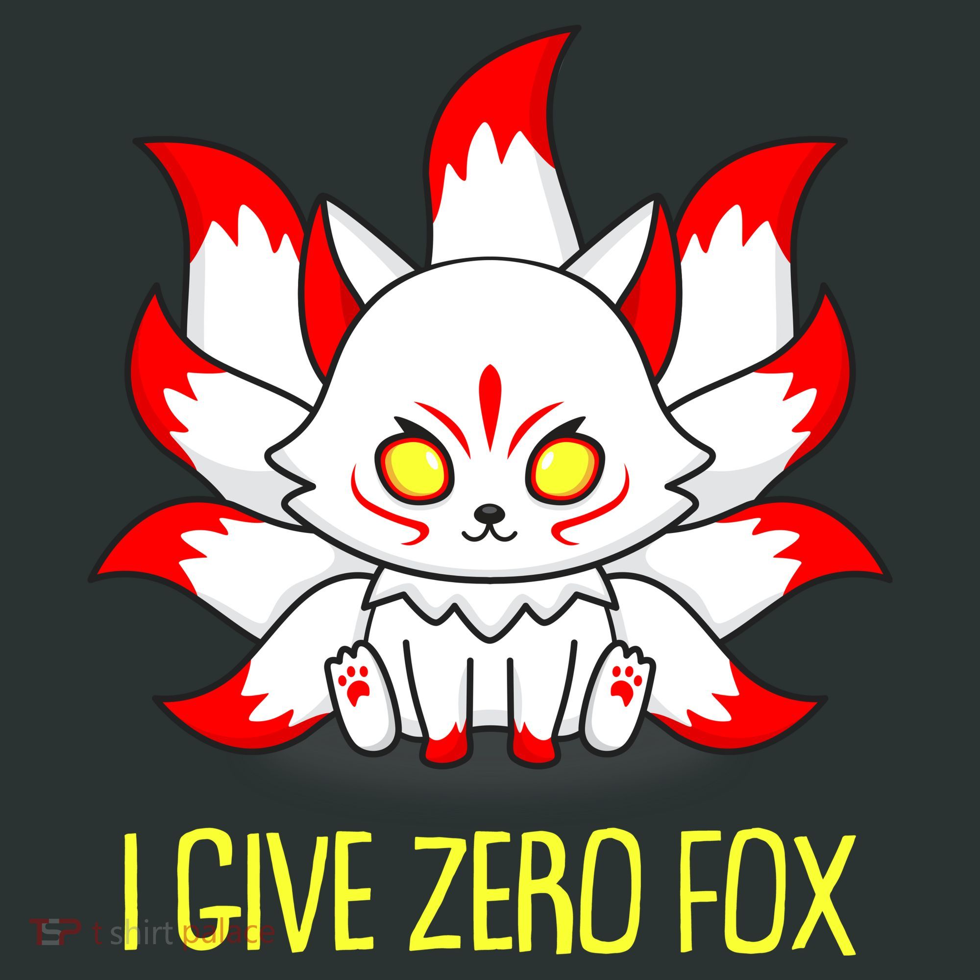 Funny I Give Zero Fox Japanese Nine Tail Fox Women's T-Shirt