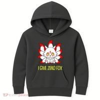 Funny I Give Zero Fox Japanese Nine Tail Fox Kids Hoodie thumb 0