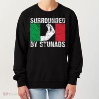 Funny Italian Gift For Cool Surrounded By Stunads Women's Sweatshirt thumb 0