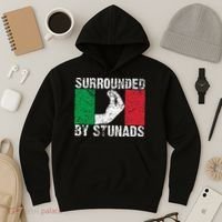 Funny Italian Gift For Cool Surrounded By Stunads Hoodie thumb 3