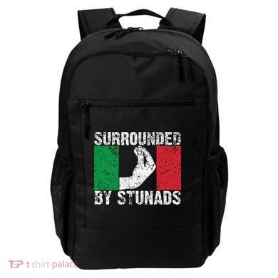 Funny Italian Gift For Cool Surrounded By Stunads Backpack