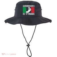 Funny Italian Gift For Cool Surrounded By Stunads Bucket Hat thumb 0