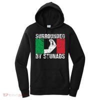Funny Italian Gift For Cool Surrounded By Stunads Women's Hoodie thumb 0