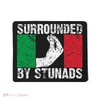 Funny Italian Gift For Cool Surrounded By Stunads Mousepad thumb 0