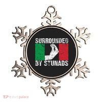 Funny Italian Gift For Cool Surrounded By Stunads Ornament thumb 0