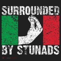 Funny Italian Gift For Cool Surrounded By Stunads Golf Towel thumb 3