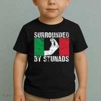 Funny Italian Gift For Cool Surrounded By Stunads Toddler T-Shirt thumb 2