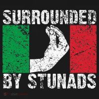 Funny Italian Gift For Cool Surrounded By Stunads Women's Long Sleeve Shirt thumb 2