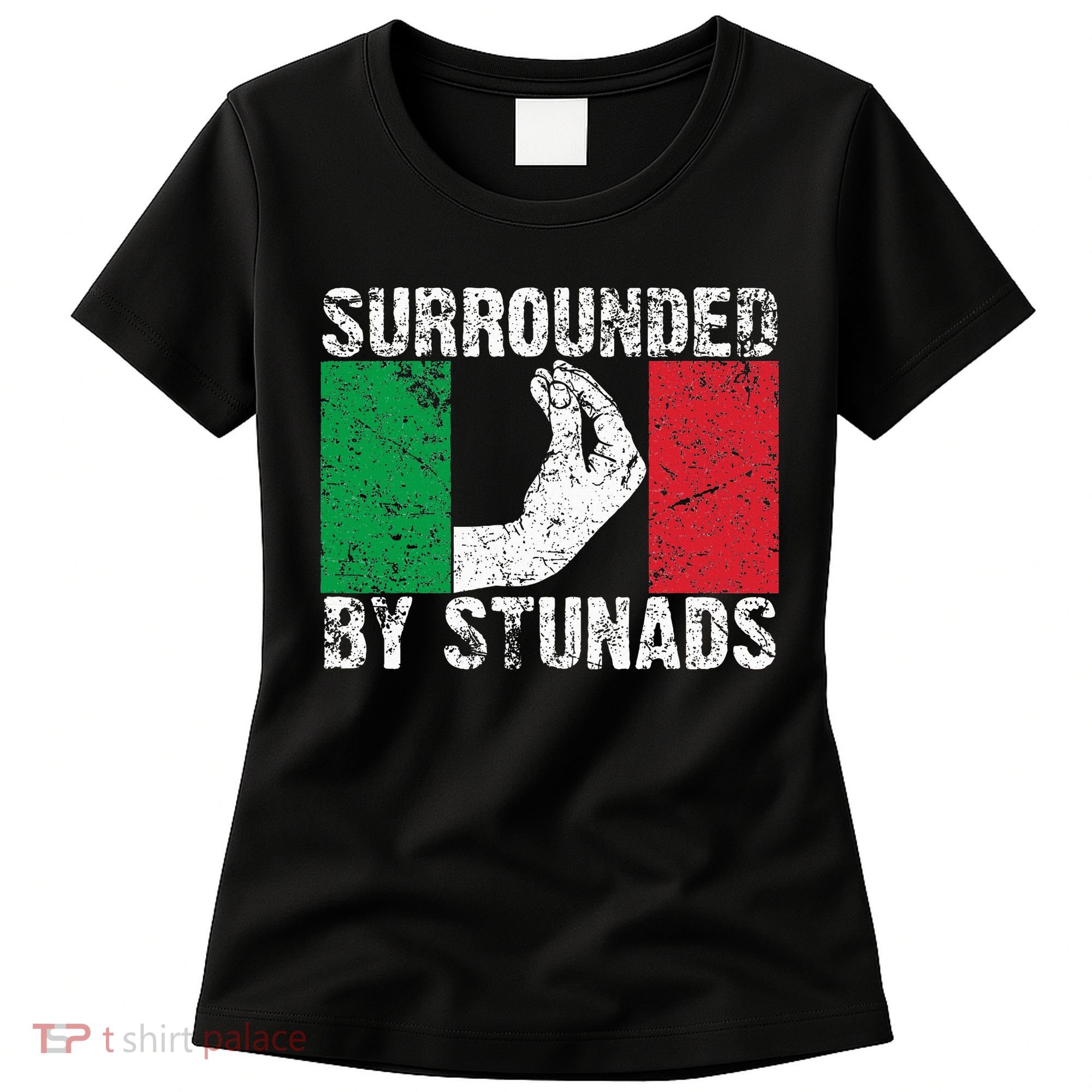 Funny Italian Gift For Cool Surrounded By Stunads Women's T-Shirt