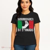 Funny Italian Gift For Cool Surrounded By Stunads Women's T-Shirt thumb 4