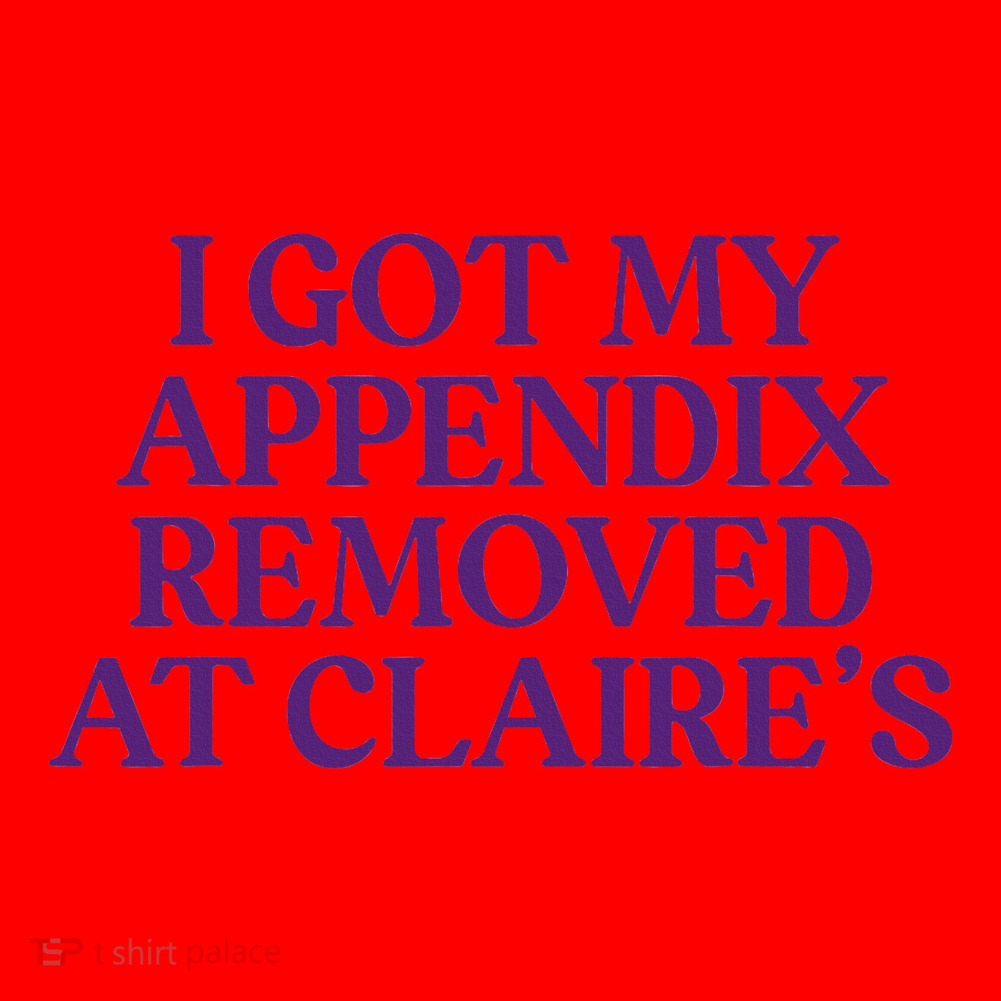 Funny I Got My Appendix Removed At ClaireS Meme Trending Santa Hat