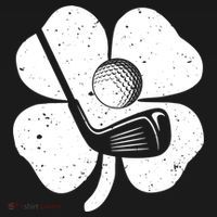 Fun Irish Golf Shamrocks Costume St Patrick's Day Gift Doggie Tank thumb 4