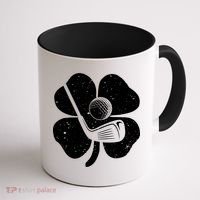 Fun Irish Golf Shamrocks Costume St Patrick's Day Gift Coffee Mug thumb 1