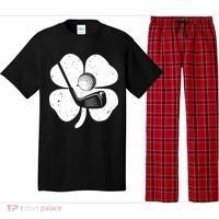 Fun Irish Golf Shamrocks Costume St Patrick's Day Gift Pajama Set thumb 0