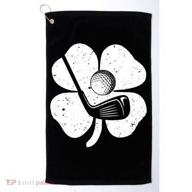 Fun Irish Golf Shamrocks Costume St Patrick's Day Gift Golf Towel