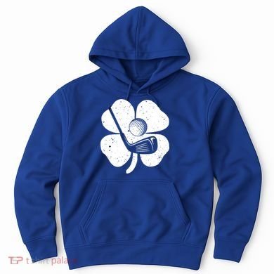 Fun Irish Golf Shamrocks Costume St Patrick's Day Gift Hoodie