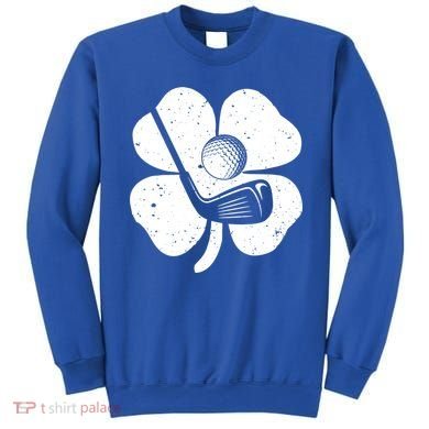 Fun Irish Golf Shamrocks Costume St Patrick's Day Gift Sweatshirt