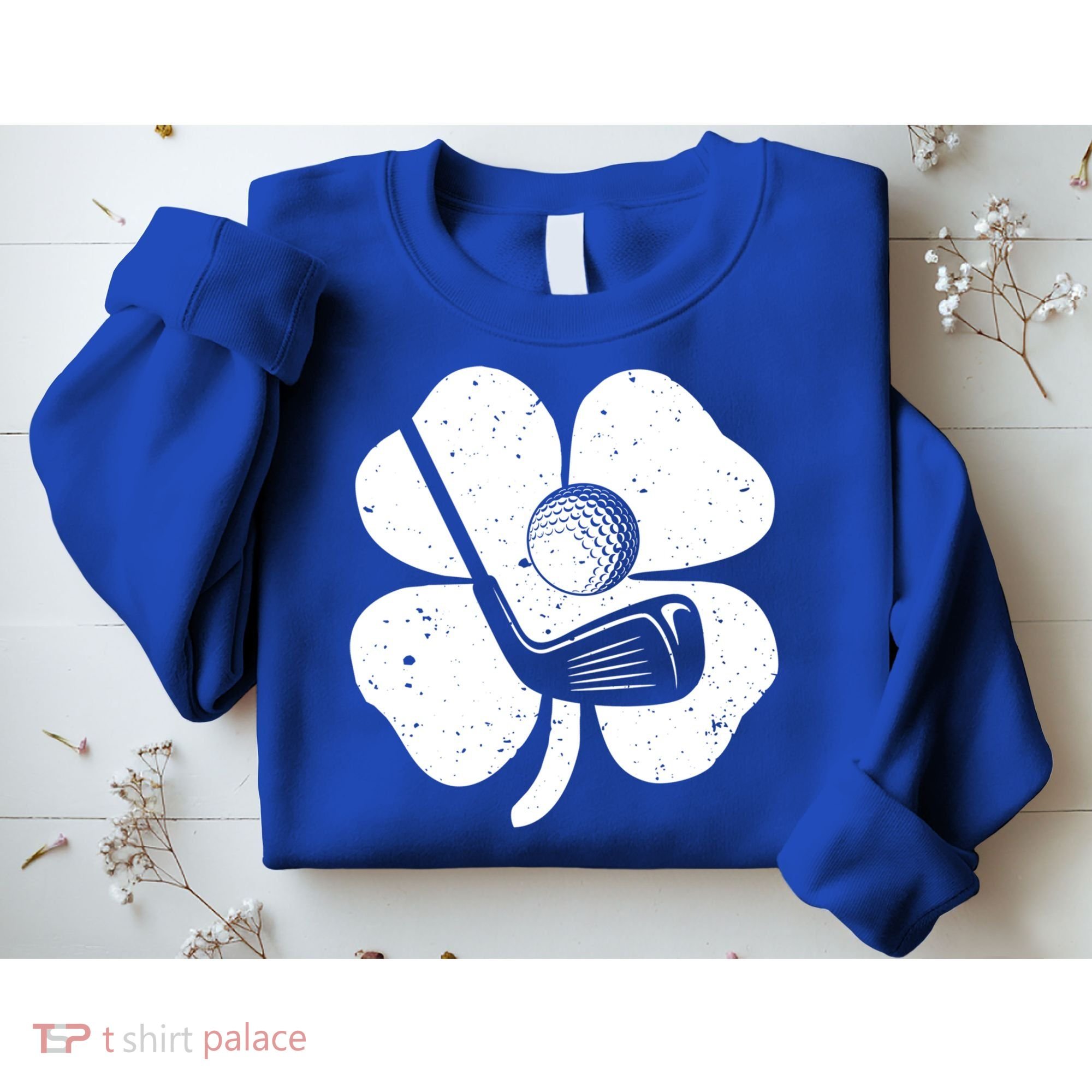 Fun Irish Golf Shamrocks Costume St Patrick's Day Gift Sweatshirt