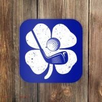 Fun Irish Golf Shamrocks Costume St Patrick's Day Gift Coaster thumb 0