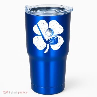 Fun Irish Golf Shamrocks Costume St Patrick's Day Gift Tumbler