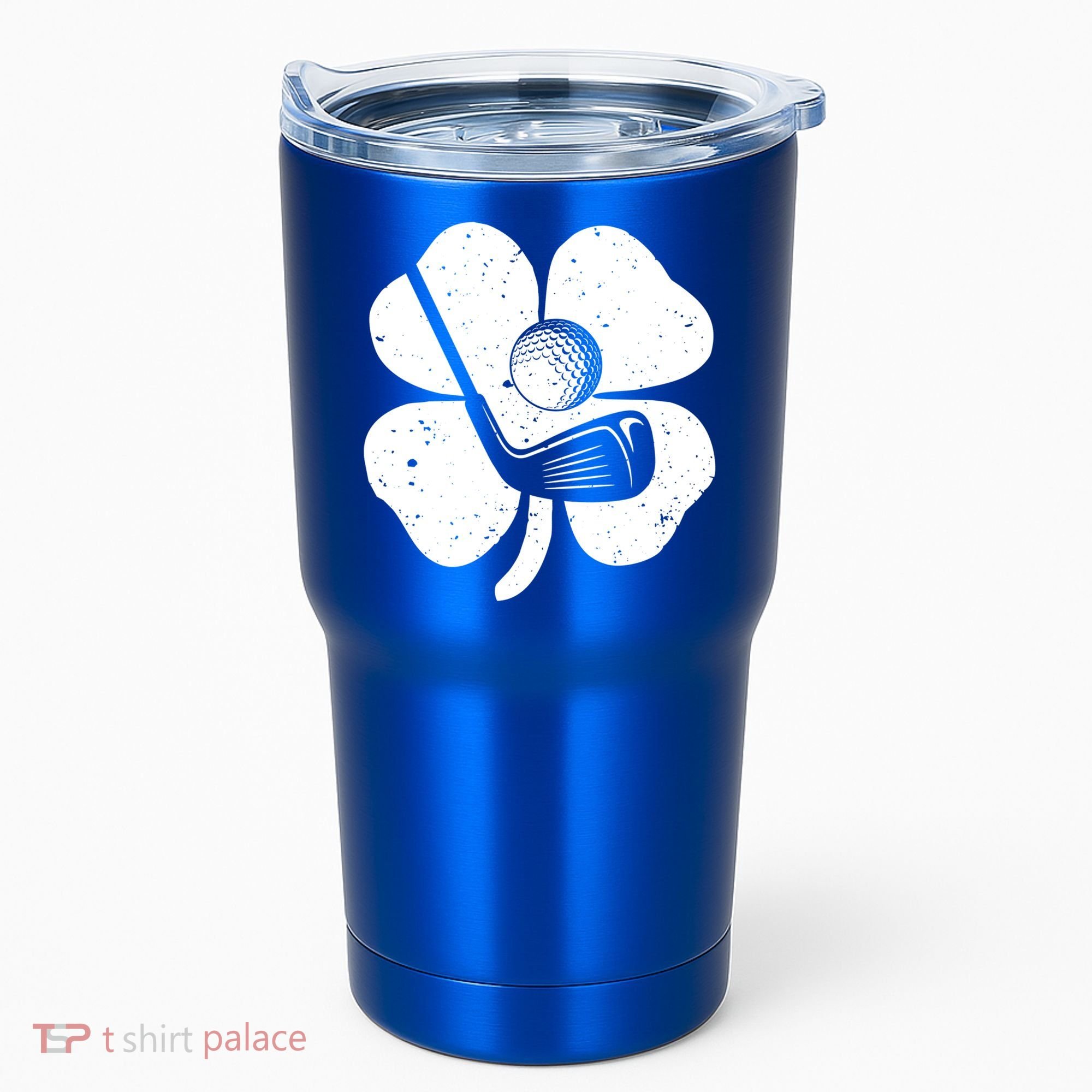 Fun Irish Golf Shamrocks Costume St Patrick's Day Gift Tumbler