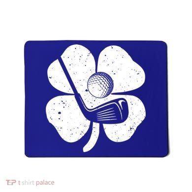 Fun Irish Golf Shamrocks Costume St Patrick's Day Gift Mousepad