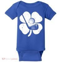 Fun Irish Golf Shamrocks Costume St Patrick's Day Gift Baby Bodysuit thumb 0