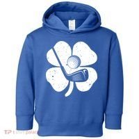 Fun Irish Golf Shamrocks Costume St Patrick's Day Gift Toddler Hoodie thumb 0