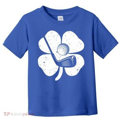 Fun Irish Golf Shamrocks Costume St Patrick's Day Gift Toddler T-Shirt