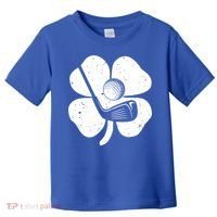 Fun Irish Golf Shamrocks Costume St Patrick's Day Gift Toddler T-Shirt thumb 0