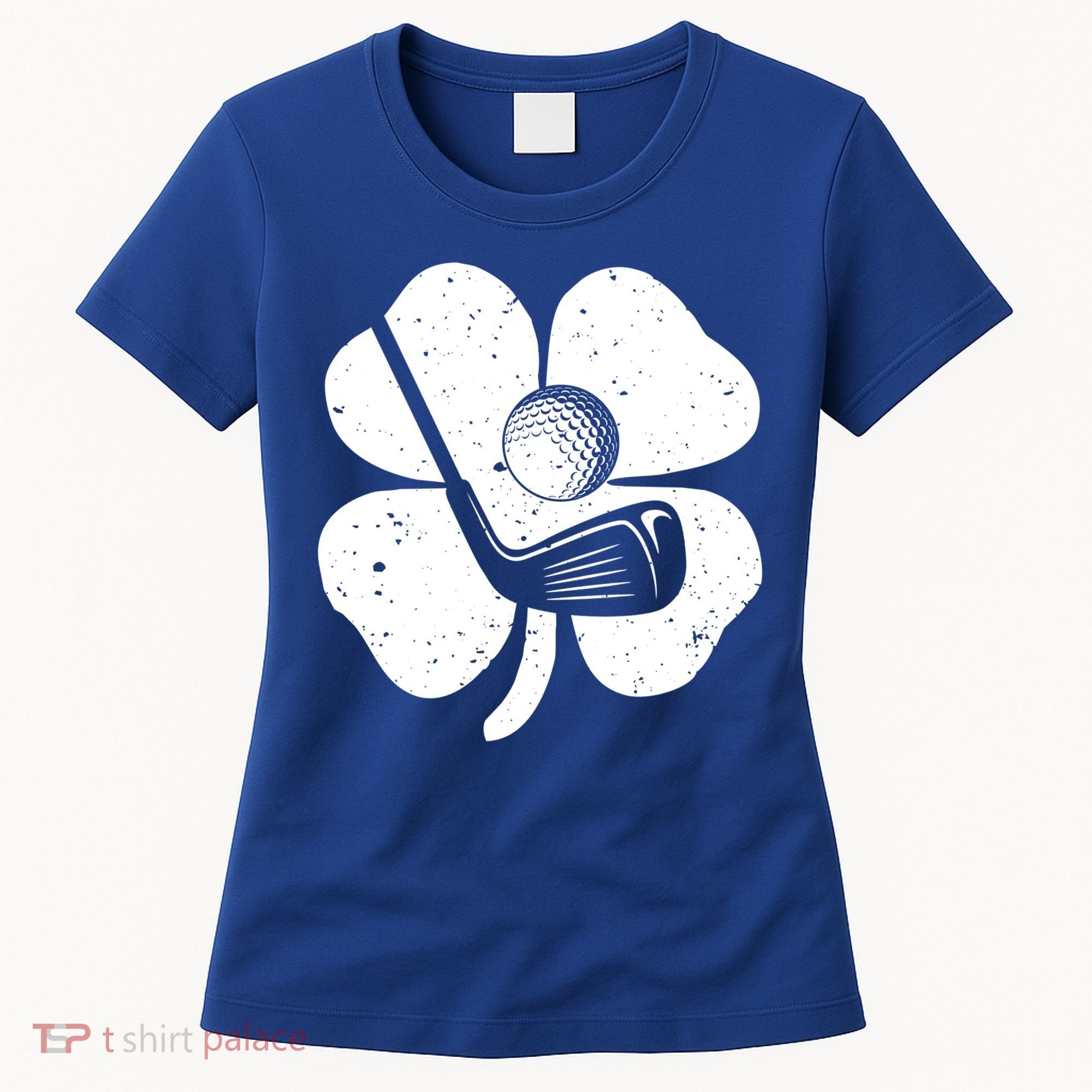 Fun Irish Golf Shamrocks Costume St Patrick's Day Gift Women's T-Shirt