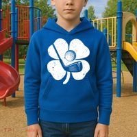 Fun Irish Golf Shamrocks Costume St Patrick's Day Gift Kids Hoodie thumb 2