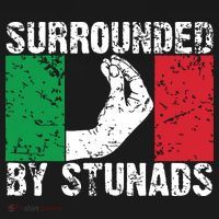 Funny Italian Gift For Men Women Cool Surrounded By Stunads Mousepad thumb 1