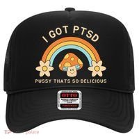 Funny I Got Ptsd Pussy Thats So Delicious Hat thumb 0