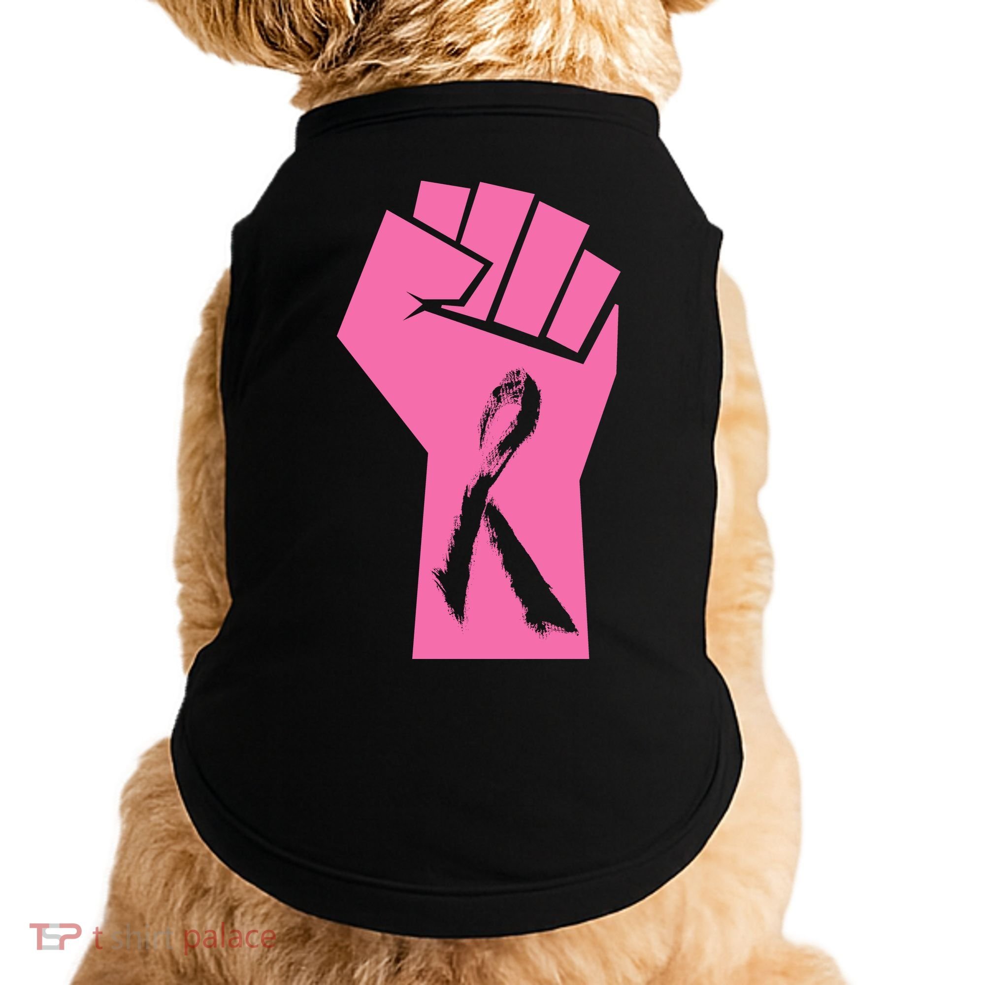 Fight Against Breast Cancer Fist Doggie Tank