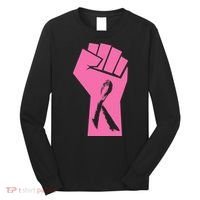 Fight Against Breast Cancer Fist Long Sleeve Shirt thumb 0