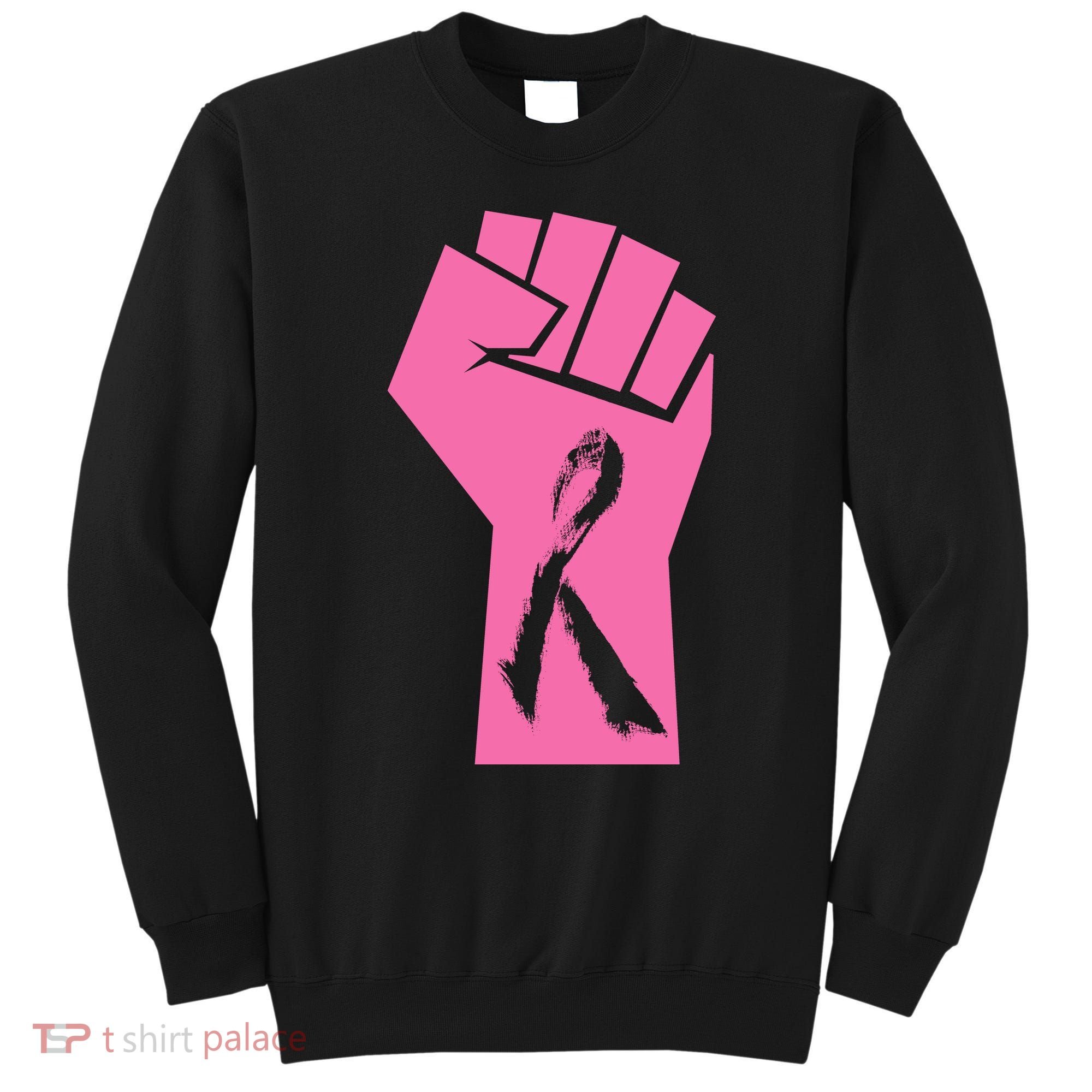 Fight Against Breast Cancer Fist Sweatshirt