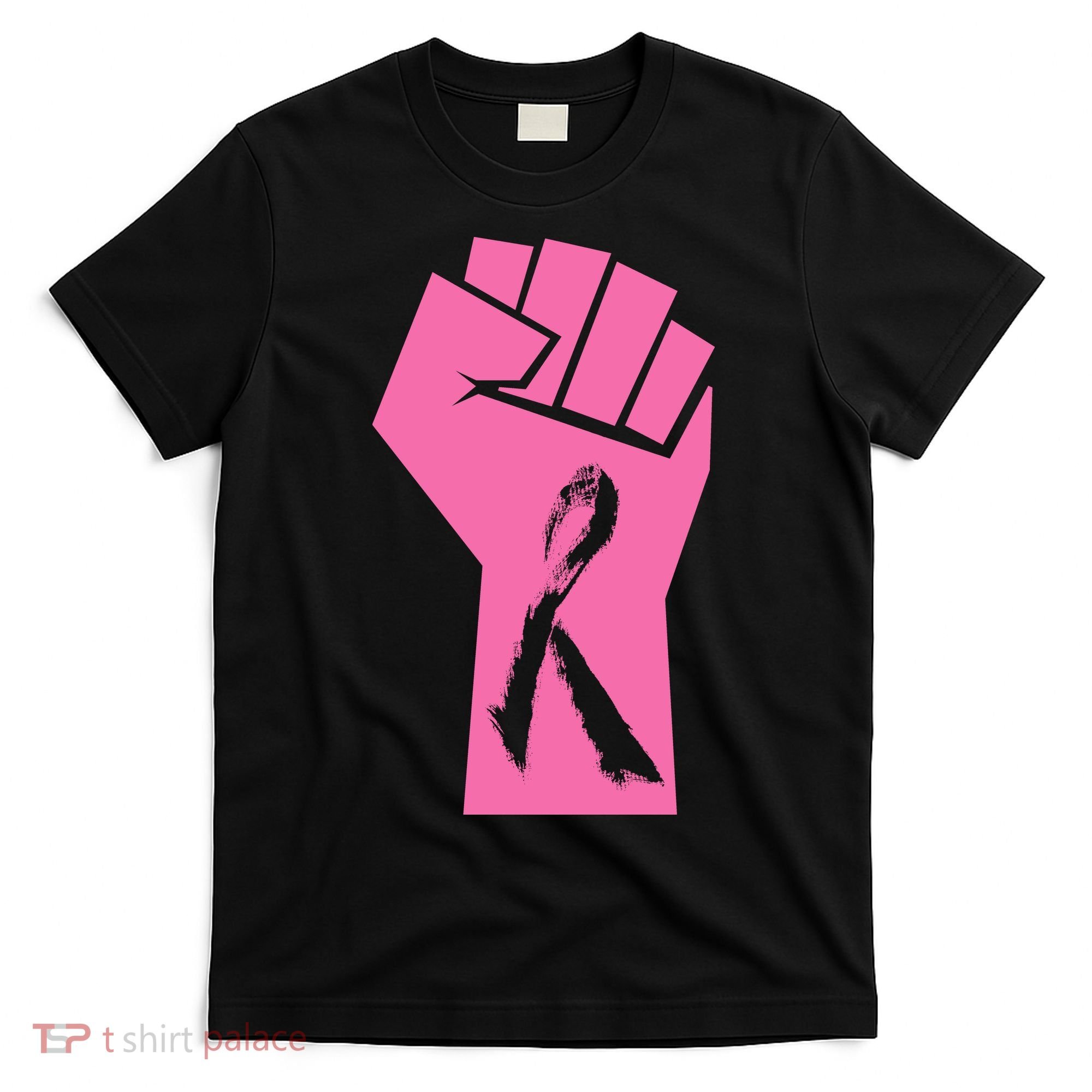 Fight Against Breast Cancer Fist T-Shirt