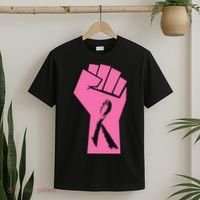 Fight Against Breast Cancer Fist T-Shirt thumb 2