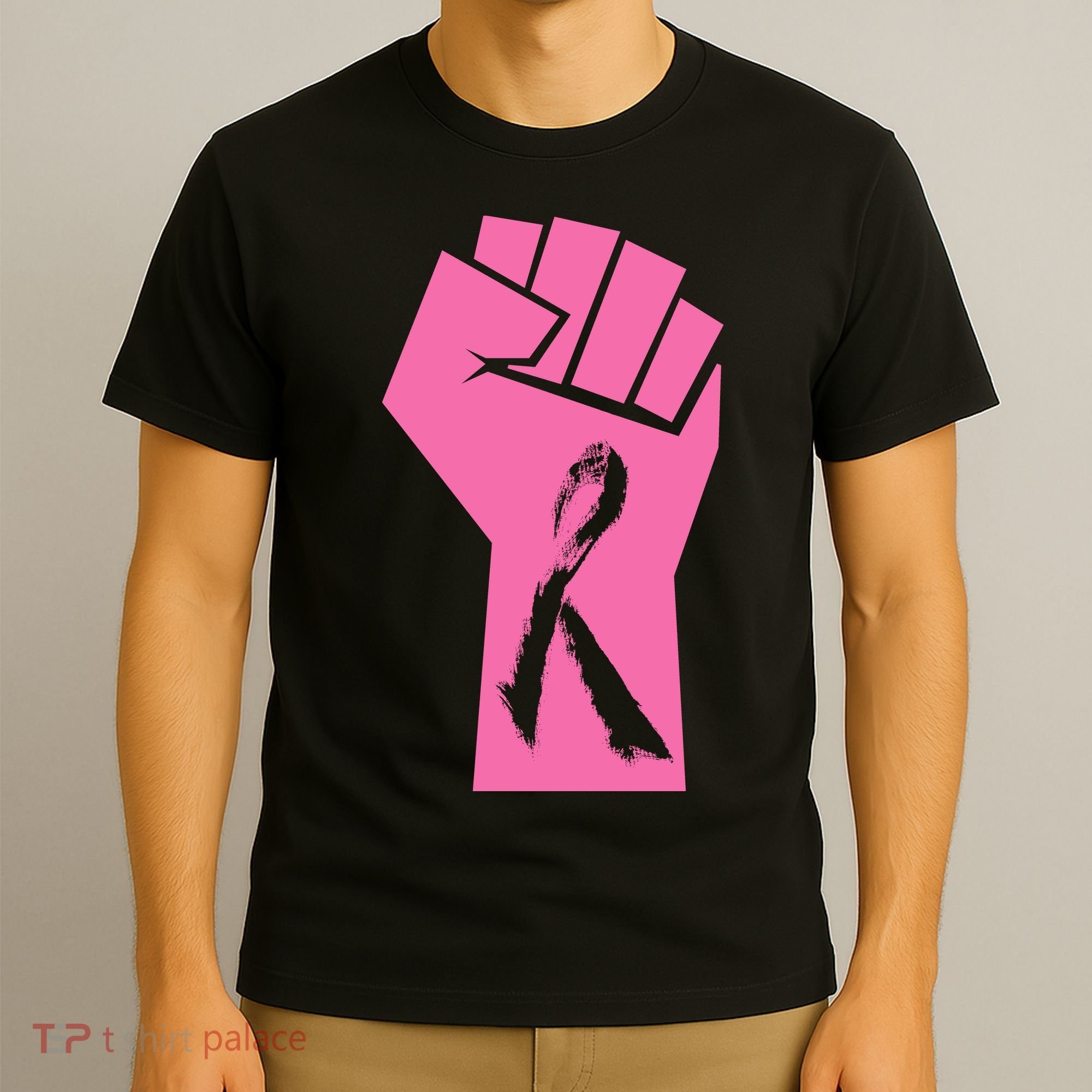 Fight Against Breast Cancer Fist T-Shirt