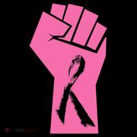 Fight Against Breast Cancer Fist T-Shirt thumb 7