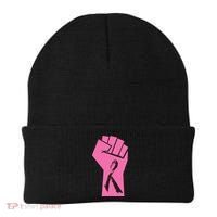 Fight Against Breast Cancer Fist Beanie thumb 0