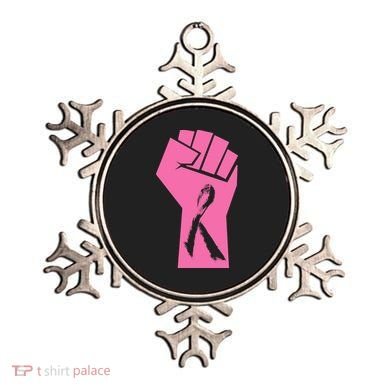 Fight Against Breast Cancer Fist Ornament