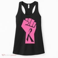 Fight Against Breast Cancer Fist Women's Tank Top thumb 0