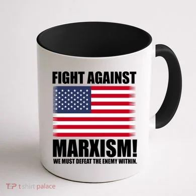Fight Against Marxism Coffee Mug back