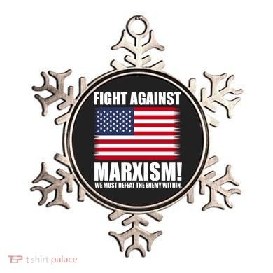 Fight Against Marxism Ornament