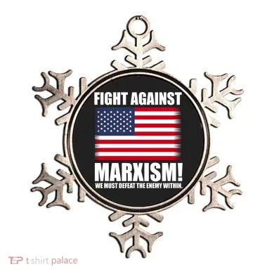 Fight Against Marxism Ornament