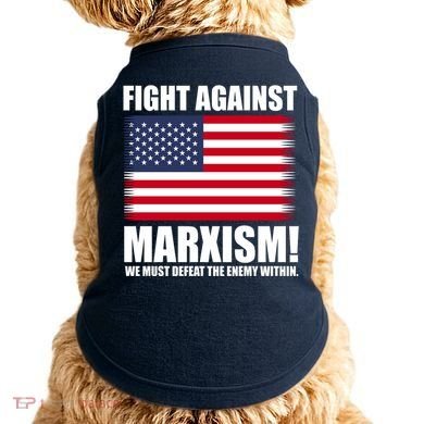 Fight Against Marxism Doggie Tank