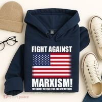 Fight Against Marxism Hoodie thumb 4
