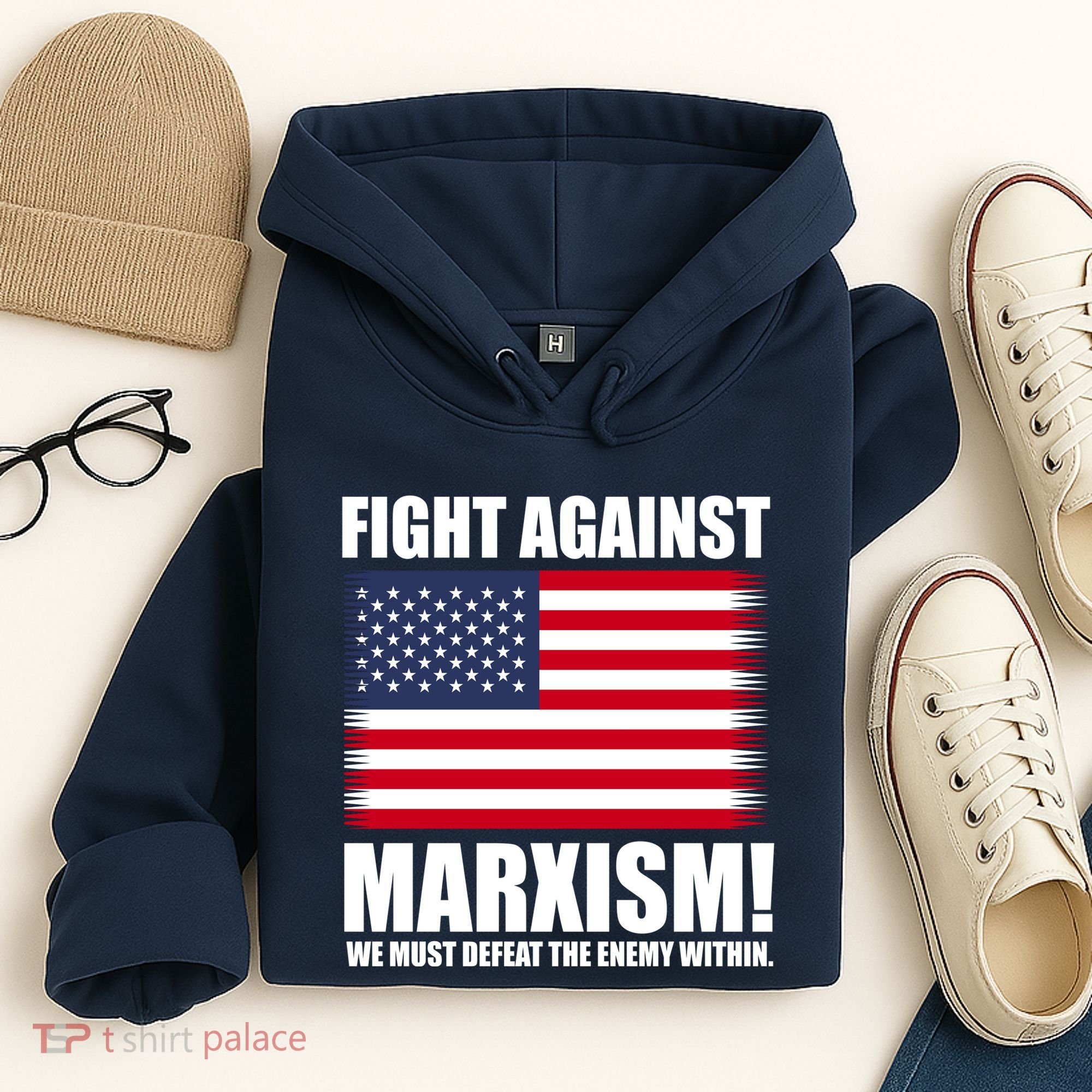 Fight Against Marxism Hoodie